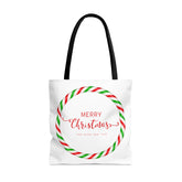 Merry Christmas Tote Bag, Reusable Canvas Tote Bags, Available in Different Size - Infinite Pack